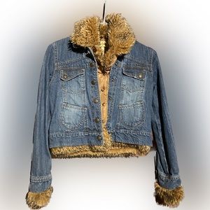 Jean jacket with all the extras! size 12/14